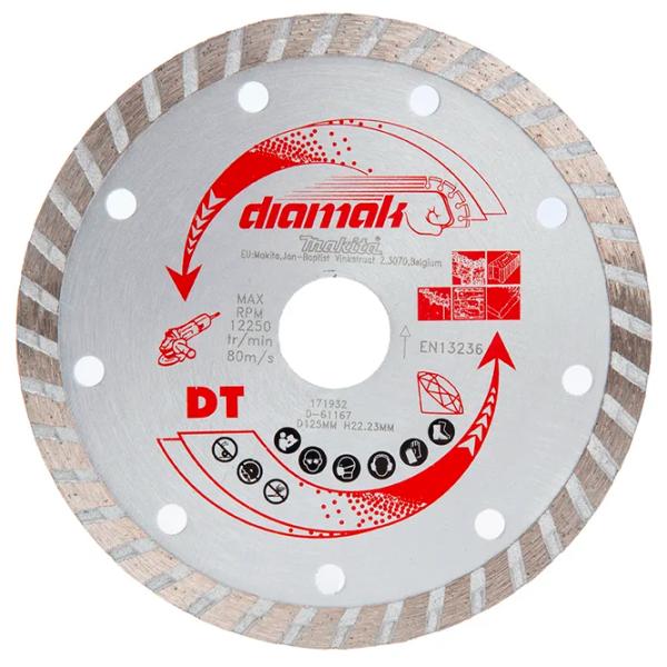 Диск алмазный сплошной Makita D-61167-10  photo 1 Диск алмазный сплошной Makita D-61167-10  photo 1