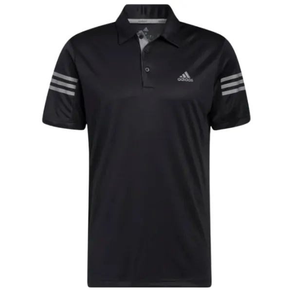 Tricou polo pentru bărbați Adidas 3 Stripes Slv Polo Black photo 1 Tricou polo pentru bărbați Adidas 3 Stripes Slv Polo Black photo 1