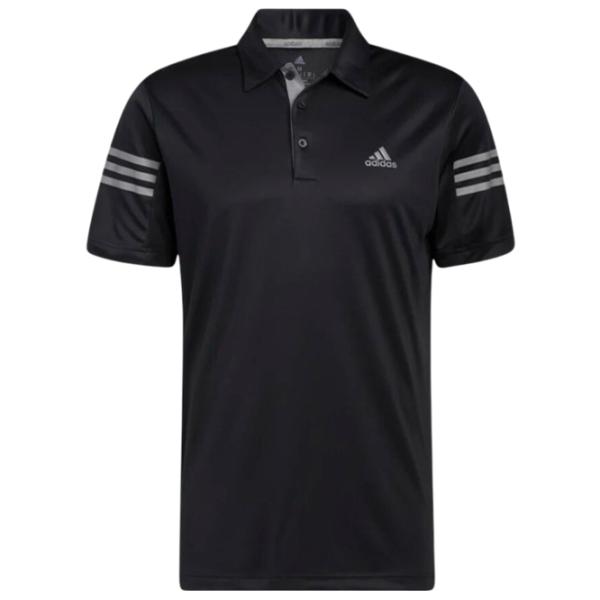 Tricou polo pentru bărbați Adidas 3 Stripes Slv Polo Black photo 1 Tricou polo pentru bărbați Adidas 3 Stripes Slv Polo Black photo 1