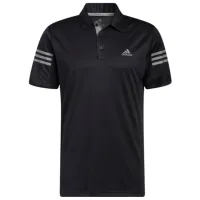 Tricou polo pentru bărbați Adidas 3 Stripes Slv Polo Black