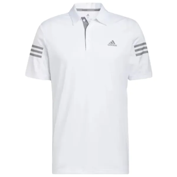 Футболка поло для мужчин Adidas 3 Stripes Slv Polo Белый photo 1 Футболка поло для мужчин Adidas 3 Stripes Slv Polo Белый photo 1