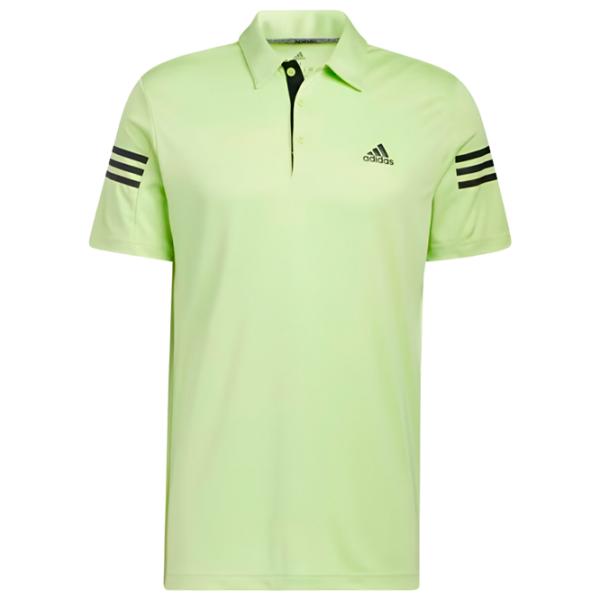 Tricou polo pentru bărbați Adidas 3 Stripes Slv Polo Yellow-green photo 1