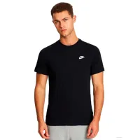 Футболка для мужчин Nike Sportswear Club 100% хлопок/ Черный