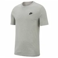 Tricou pentru bărbați Nike Sportswear Club 100% bumbac/ Gray