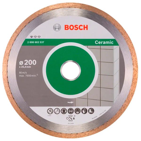 Диск алмазный сплошной Bosch B2608602537  photo 1