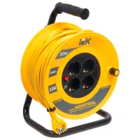 Prelungitor pe tambur IEK WKP14-10-04-30 30 m Yellow