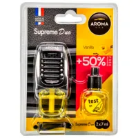 Ароматизатор для авто Aroma Car Supreme Duo Ваниль/ 7 мл/ на решетке вентиляции