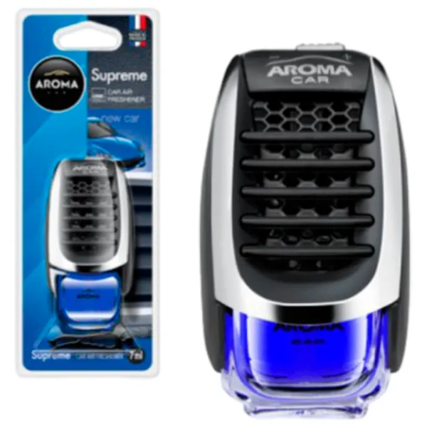 Aromatizator auto Aroma Car Supreme New Car/ 8 ml/ pe grila de ventilare photo 1 Aromatizator auto Aroma Car Supreme New Car/ 8 ml/ pe grila de ventilare photo 1