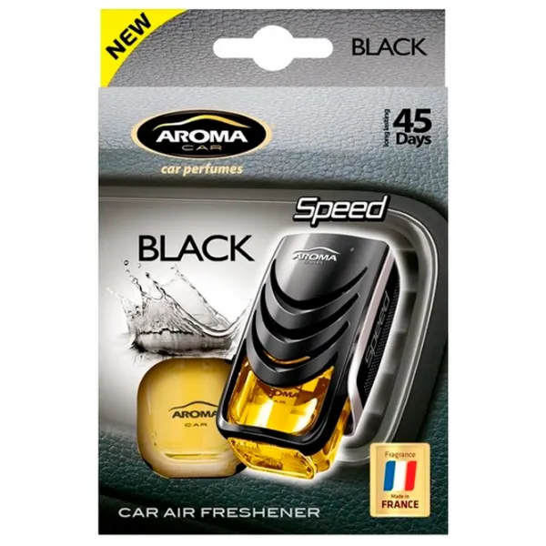 Ароматизатор для авто Aroma Car Speed Black/ 8 мл/ на решетке вентиляции photo 1 Ароматизатор для авто Aroma Car Speed Black/ 8 мл/ на решетке вентиляции photo 1