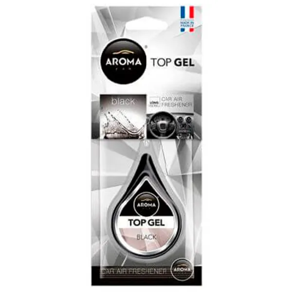 Ароматизатор для авто Aroma Car Top Gel Black/ на решетке вентиляции, на зеркале photo 1