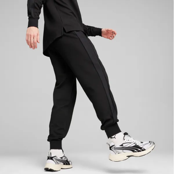 Pantaloni sportivi pentru bărbați Puma T7 Track Pants Dk XS / Black photo 8