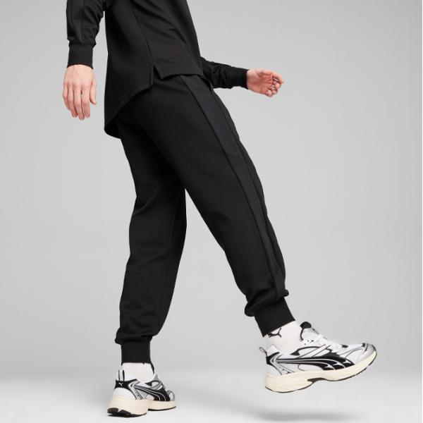 Pantaloni sportivi pentru bărbați Puma T7 Track Pants Dk XS / Black photo 8
