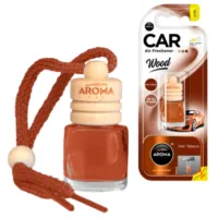 Aromatizator auto Aroma Car Wood mini Anti Tabacco/ 4 ml/ pe oglindă