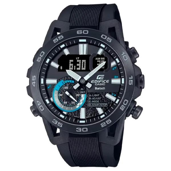 Ceas de mână pentru bărbați Casio ECB-40PB-1AEF Cuarț/ 52 mm photo 1