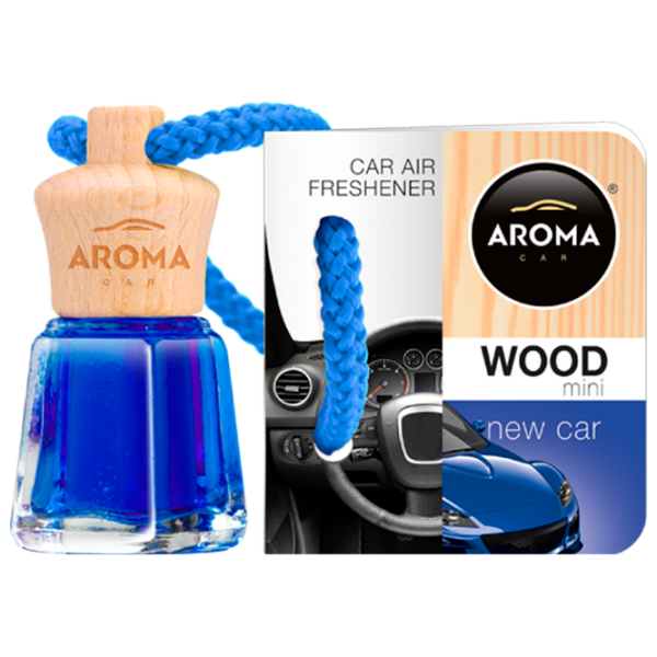 Ароматизатор для авто Aroma Car Wood mini Новая машина/ 4 мл/ на зеркале photo 1 Ароматизатор для авто Aroma Car Wood mini Новая машина/ 4 мл/ на зеркале photo 1