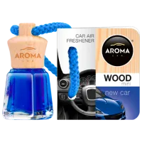 Ароматизатор для авто Aroma Car Wood mini Новая машина/ 4 мл/ на зеркале