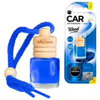 Ароматизатор для авто Aroma Car Wood Новая машина/ 6 мл/ на зеркале