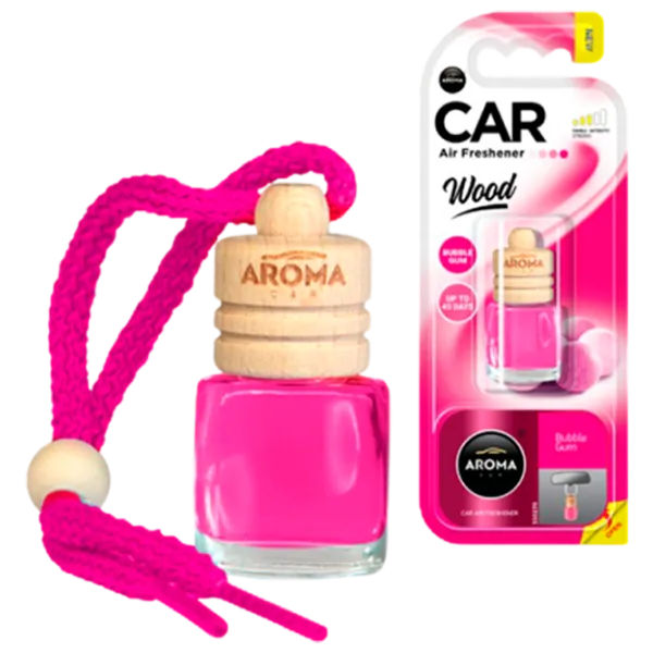 Ароматизатор для авто Aroma Car Wood Жвачка/ 6 мл/ на зеркале photo 1 Ароматизатор для авто Aroma Car Wood Жвачка/ 6 мл/ на зеркале photo 1