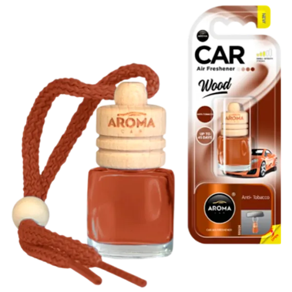 Ароматизатор для авто Aroma Car Wood Anti Tabacco/ 6 мл/ на зеркале photo 1 Ароматизатор для авто Aroma Car Wood Anti Tabacco/ 6 мл/ на зеркале photo 1