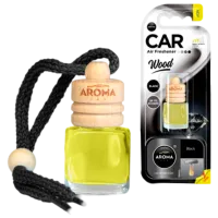 Aromatizator auto Aroma Car Wood Black/ 6 ml/ pe oglindă