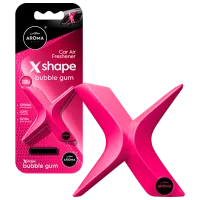 Aromatizator auto Aroma Car X-Shape Bubble Gum/ pe grila de ventilare