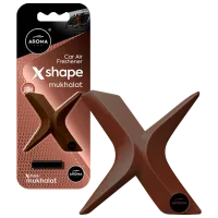 Aromatizator auto Aroma Car X-Shape Mukhalat/ pe grila de ventilare