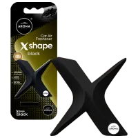 Ароматизатор для авто Aroma Car X-Shape Black/ на решетке вентиляции