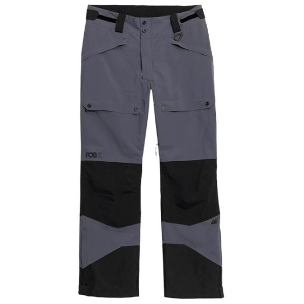 Pantaloni sportivi pentru bărbați 4F snowboard trousers 15,000 membrane S / Gray photo 1