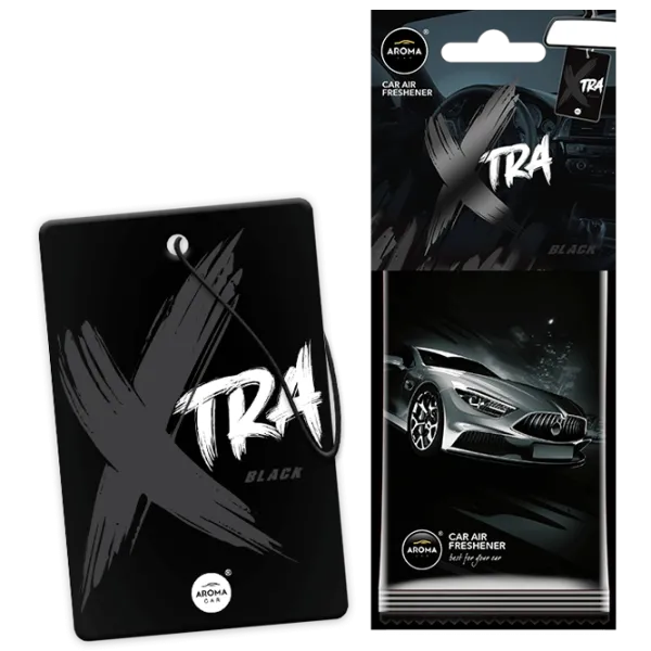 Ароматизатор для авто Aroma Car Xtra Black/ на зеркале photo 1