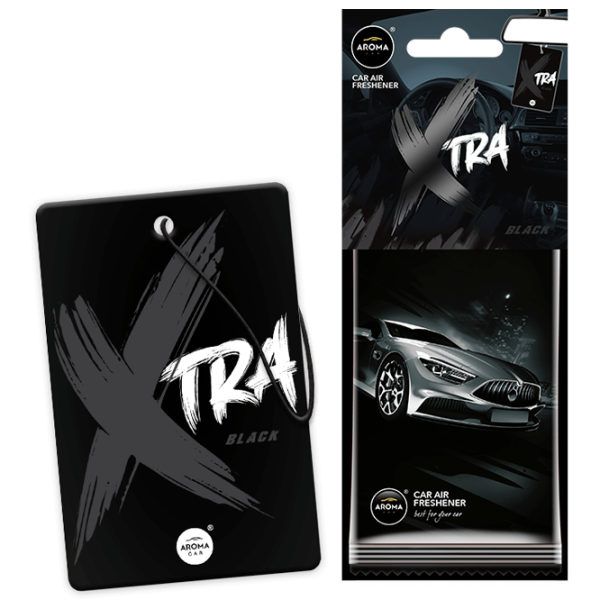 Ароматизатор для авто Aroma Car Xtra Black/ на зеркале photo 1