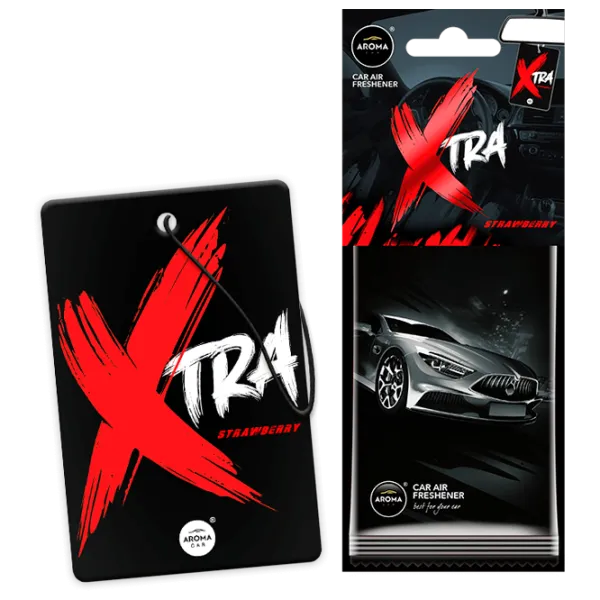Aromatizator auto Aroma Car Xtra Strawberry/ pe oglindă photo 1