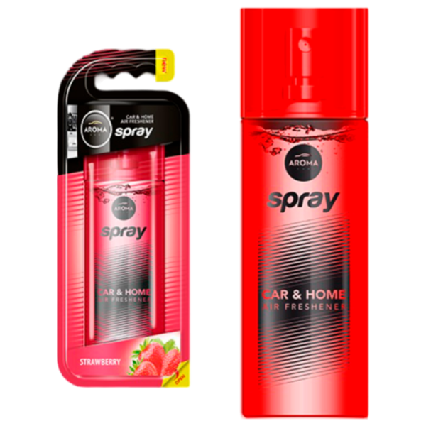 Ароматизатор для авто Aroma Car Pump Spray Клубника/ 50 мл/ спрей photo 1