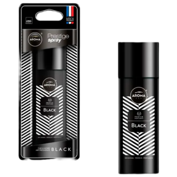 Aromatizator auto Aroma Car Prestige Spray Black/ 50 ml/ spray photo 1 Aromatizator auto Aroma Car Prestige Spray Black/ 50 ml/ spray photo 1