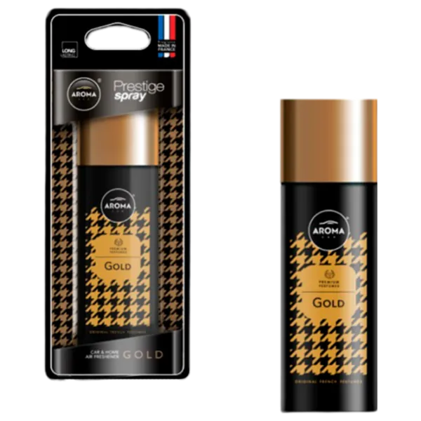 Ароматизатор для авто Aroma Car Prestige Spray Gold/ 50 мл/ спрей photo 1 Ароматизатор для авто Aroma Car Prestige Spray Gold/ 50 мл/ спрей photo 1