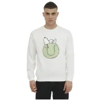 Hanorac pentru bărbați Lumberjack 2W ML SNOOPY 16SNP53 2PR Drept/ Beige