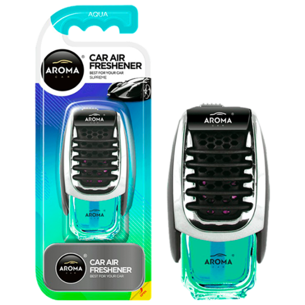 Aromatizator auto Aroma Car Refil Supreme Aqua/ pe grila de ventilare photo 1 Aromatizator auto Aroma Car Refil Supreme Aqua/ pe grila de ventilare photo 1