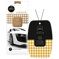 Aromatizator auto Aroma Car Prestige card Gold/ pe oglindă