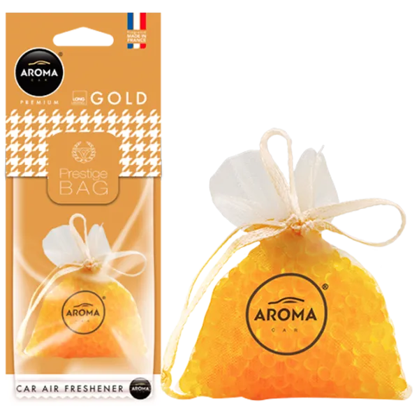 Aromatizator auto Aroma Car Prestige bag Gold/ pe oglindă photo 1