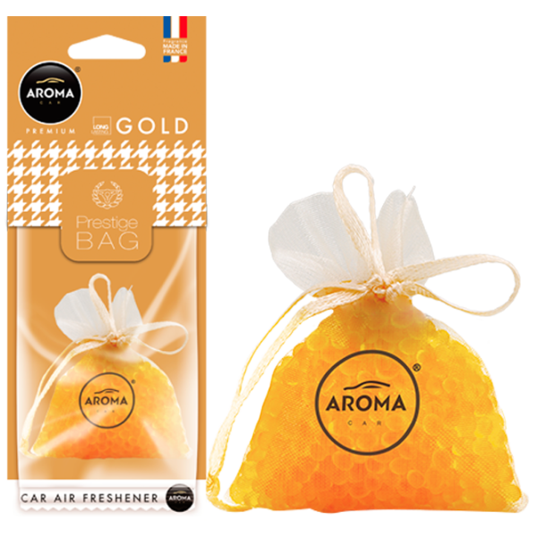 Aromatizator auto Aroma Car Prestige bag Gold/ pe oglindă photo 1
