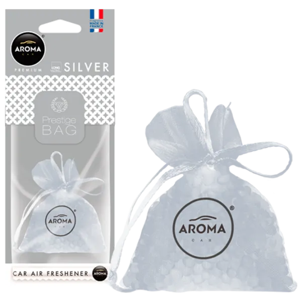 Aromatizator auto Aroma Car Prestige bag Silver/ pe oglindă photo 1