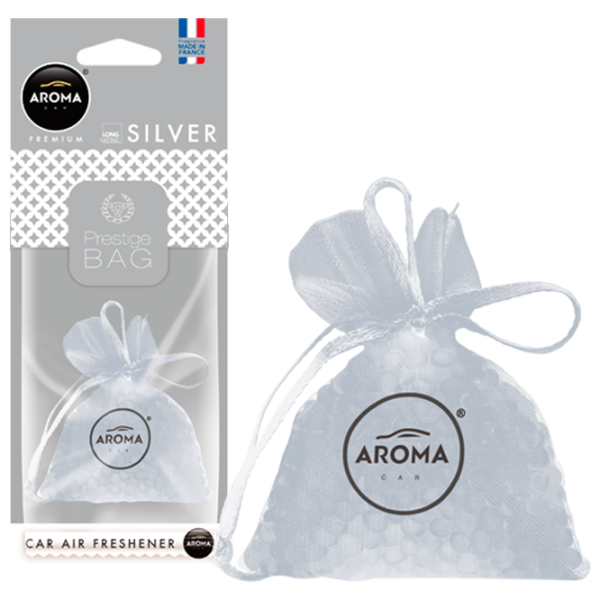 Aromatizator auto Aroma Car Prestige bag Silver/ pe oglindă photo 1