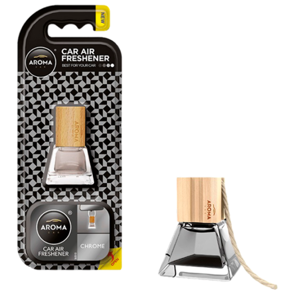 Aromatizator auto Aroma Car Prestige wood Chrome/ pe oglindă photo 1