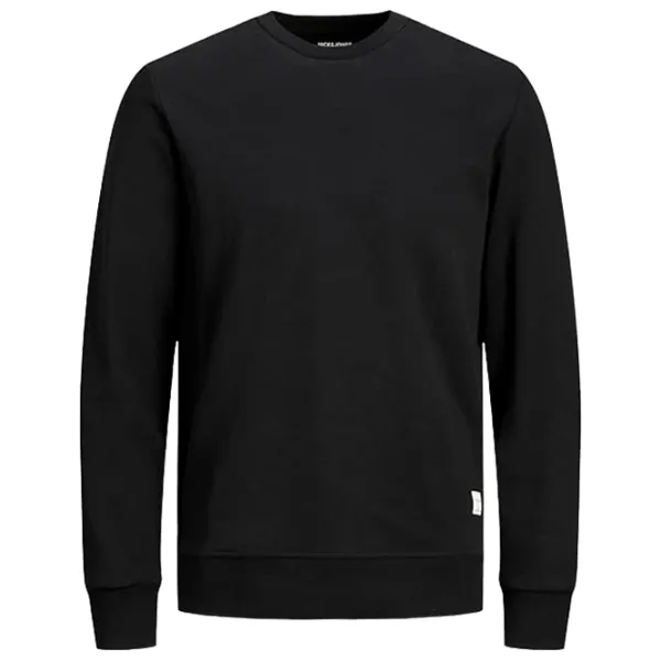 Hanorac pentru bărbați Jack & Jones JJEBASIC SWEAT CREW NECK NOOS Drept/ Black photo 1