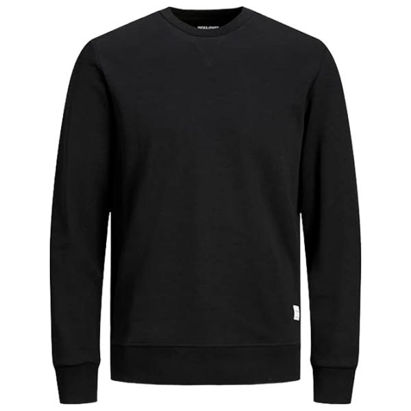 Hanorac pentru bărbați Jack & Jones JJEBASIC SWEAT CREW NECK NOOS Drept/ Black photo 1