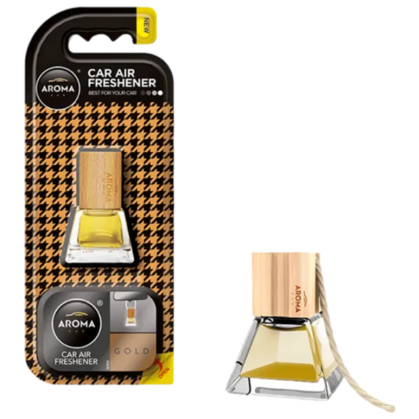 Ароматизатор для авто Aroma Car Prestige wood Gold/ на зеркале photo 1