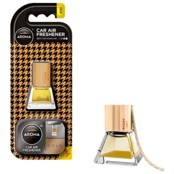 Ароматизатор для авто Aroma Car Prestige wood Gold/ на зеркале photo 1