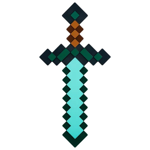 Lampă de masă fan Paladone Diamond Sword Blue photo 1 Lampă de masă fan Paladone Diamond Sword Blue photo 1