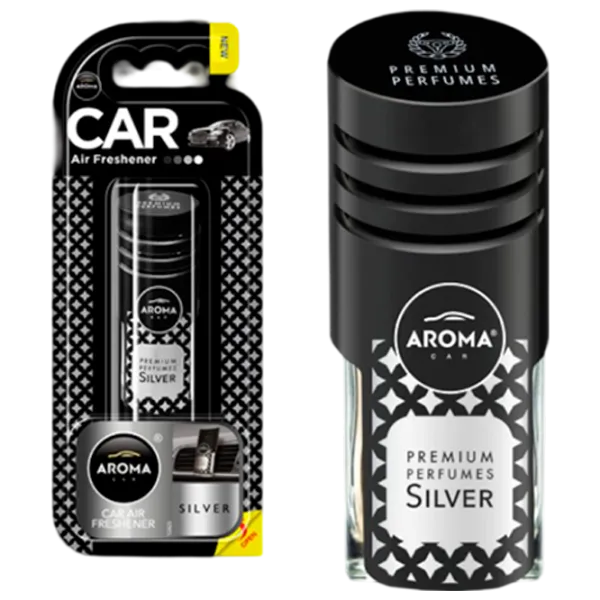 Ароматизатор для авто Aroma Car Prestige vent Silver/ на решетке вентиляции photo 1 Ароматизатор для авто Aroma Car Prestige vent Silver/ на решетке вентиляции photo 1