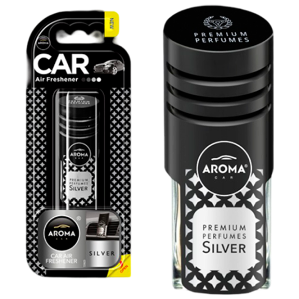 Ароматизатор для авто Aroma Car Prestige vent Silver/ на решетке вентиляции photo 1 Ароматизатор для авто Aroma Car Prestige vent Silver/ на решетке вентиляции photo 1