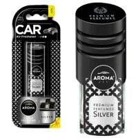 Ароматизатор для авто Aroma Car Prestige vent Silver/ на решетке вентиляции